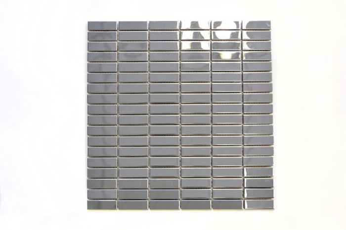 Mosaiik Silver Steel läikiv 29,8 x 30 cm