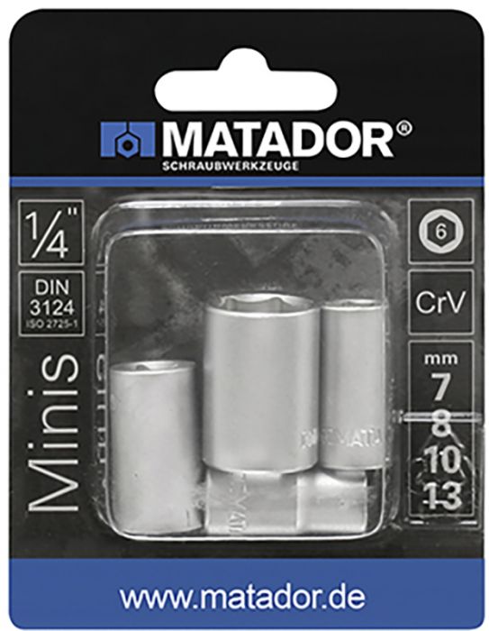 Padrunvõtmete komplekt Matador 7-13 mm