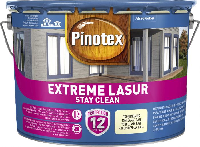Puidukaitsevahend Pinotex Extreme Lasur 10 l, palisander