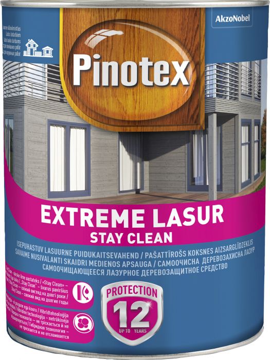 Puidukaitsevahend Pinotex Extreme Lasur 1 l värvitu