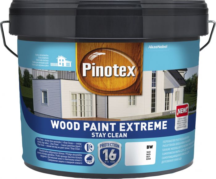 Puitfassaadivärv Pinotex Wood Paint Extreme 10 l, valge