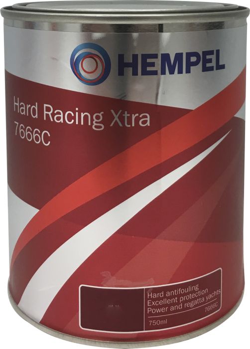 Kattumisvastane värv Hempel Hard Racing Xtra 7666C 19990 must 0,75 l