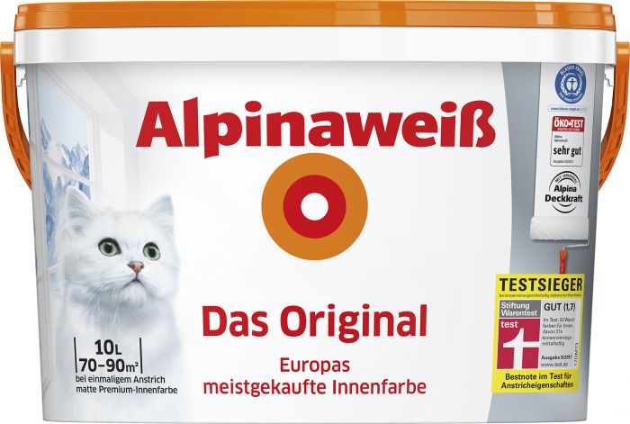 Sisevärv Alpinaweiss Das Original 10 l, matt