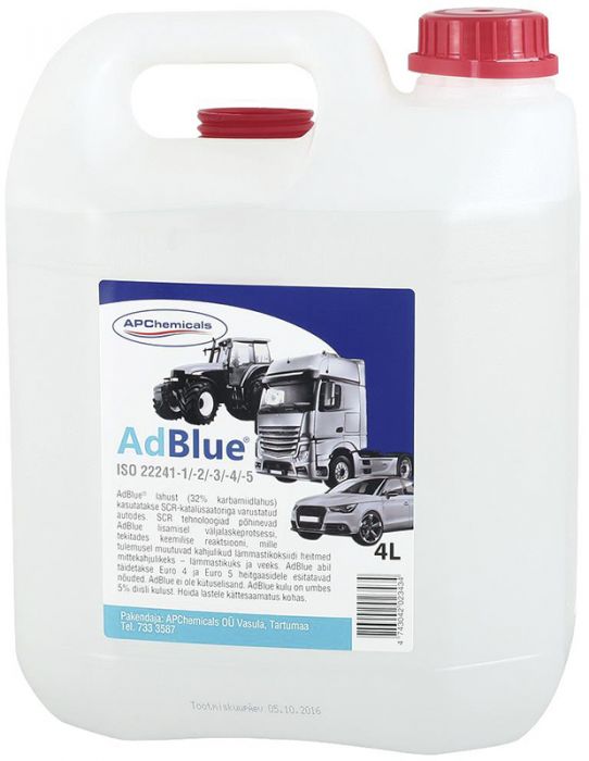 AdBlue AP valamisotsikuga 4 L