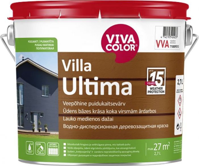 Puidukaitsevärv Villa Ultima 2,7 l