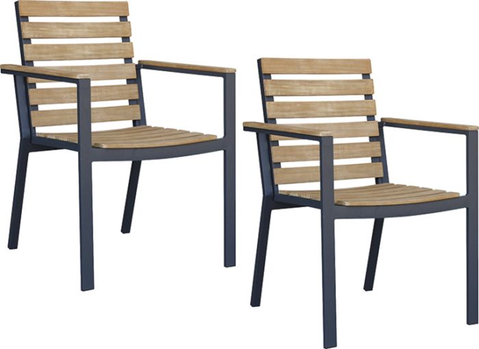 2 tooli SunFun Meeri  61 x 57,5 x 86 cm