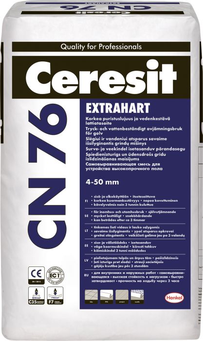 Põrandasegu Ceresit CN 76 Extrahart 25 kg