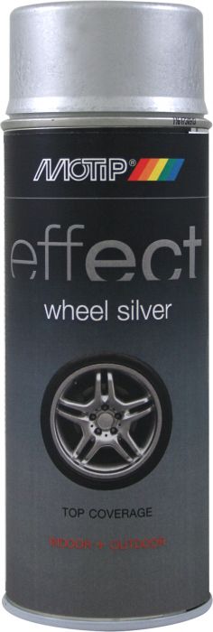 Aerosoolvärv Motip Effect  Wheel Silver 400 ml