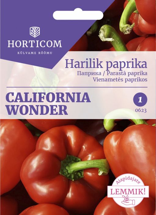 Harilik paprika California Wonder 1g