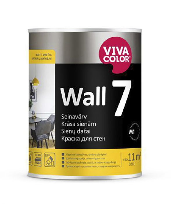 Seinavärv Vivacolor Wall 7 0,9 l
