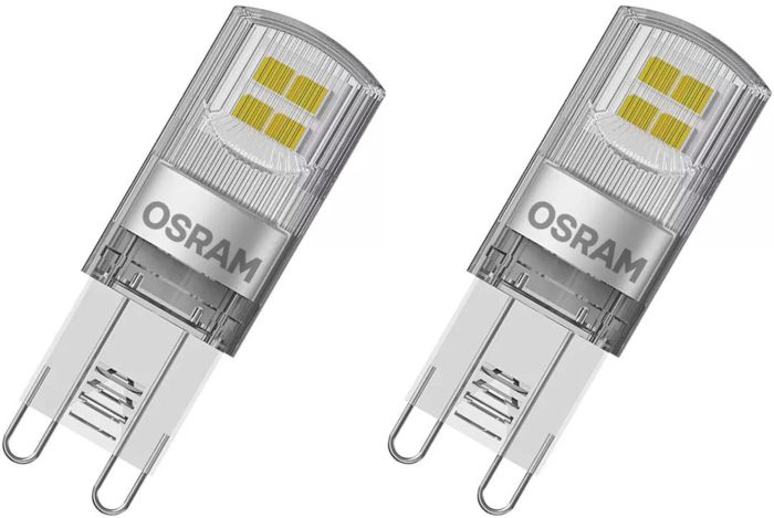 LED-lamp Osram PIN 20 1,9 W/2700 K G9 2 tk