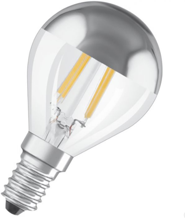 LED-lamp Osram Retrofit Classic P 31 4 W/2700K E14 hõbedane