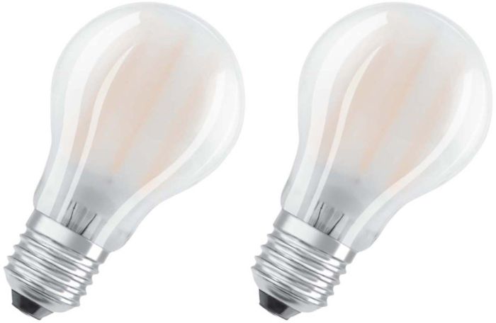LED-lamp Osram Retrofit Classic A 60 FR 6,5 W/2700 K E27 2 tk