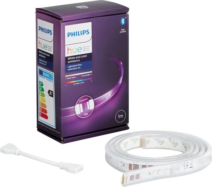 LED-valgusriba Philips Hue Lightstrip Plus V4 RGB pikendus 1 m