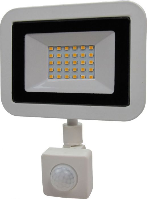 LED-prožektor Acuma Mini liikumisanduriga 20 W valge