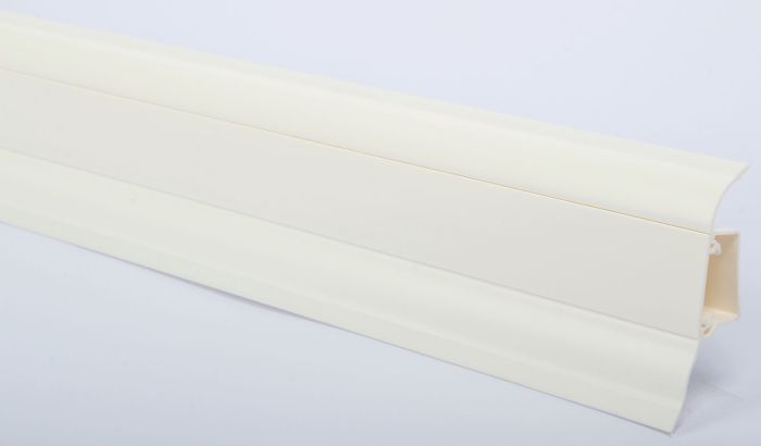Sokliliist Döllken SLK50 PVC valge 25 x 50 x 2500 mm