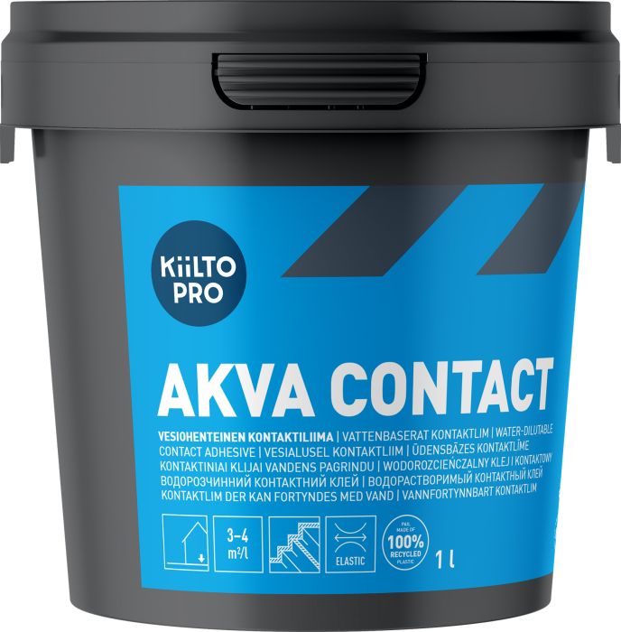Kontaktliim Kiilto Pro Akva Contact 1,3 l