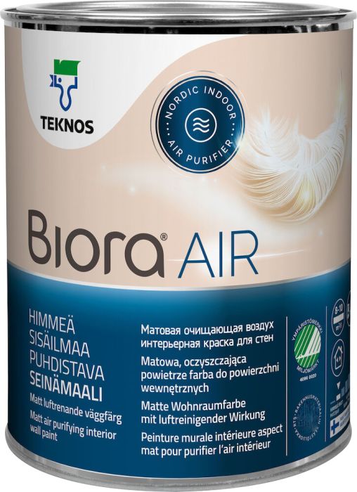 Seinavärv Teknos Biora Air PM3 ainult toonimiseks 0,9 l