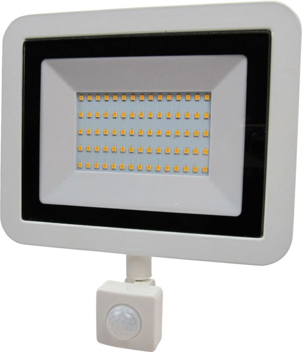 LED-prožektor Acuma Mini liikumisanduriga 50 W valge