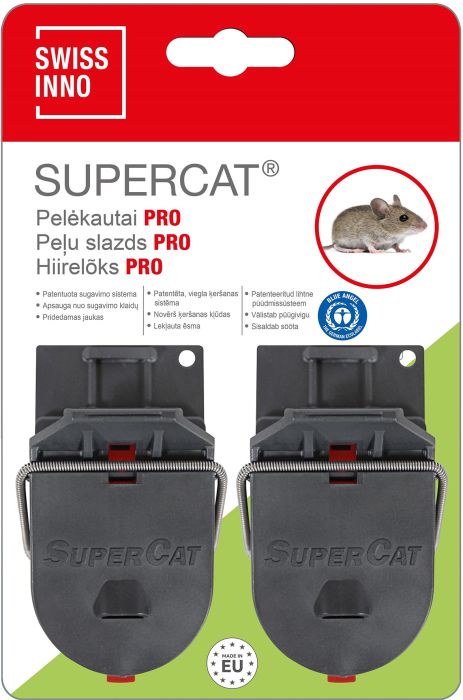 Super Cat Pro hiirelõks 2 tk/pakis