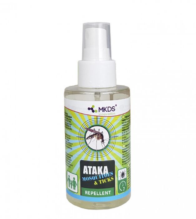 Sääsetõrje- ja puugitõrjevahend - Ataka Mosquitoes & Ticks 100 ml