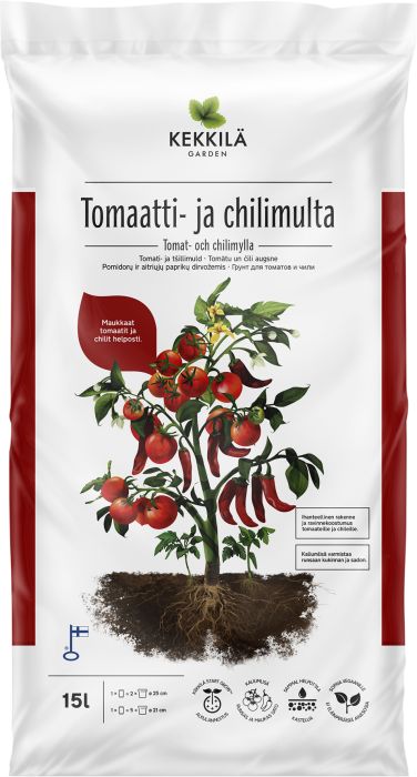 Tomati- ja Tšillimuld Kekkilä 15 l