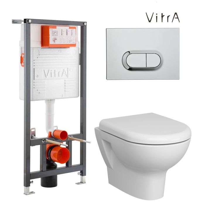 Seinapealne WC komplekt Vitra Zenrum Rim-Ex