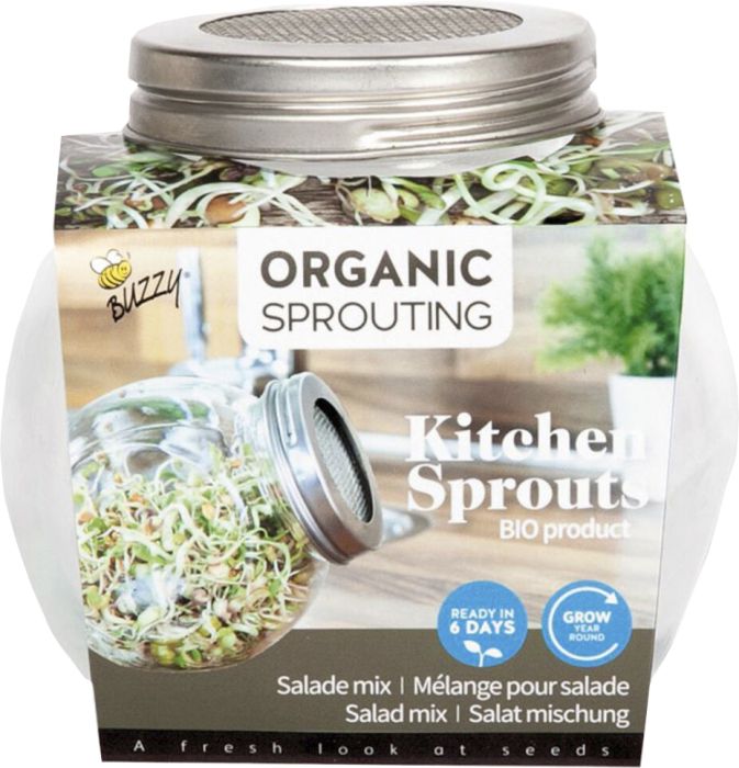Idandamispurk Buzzy® Organik salati seemnetega