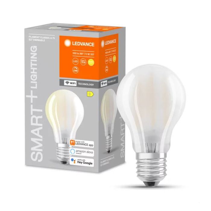 LED-lamp Ledvance SMART+ WIFI Filament Classic DIM 75 7,5 W/2700 K E27