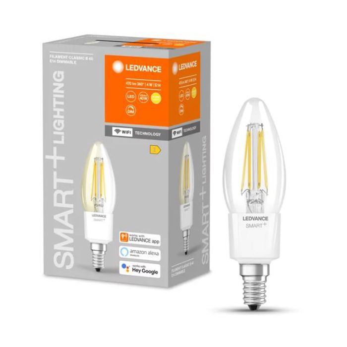 LED-lamp Ledvance SMART+ WIFI Filament Candle DIM 40 4 W/2700 K E14
