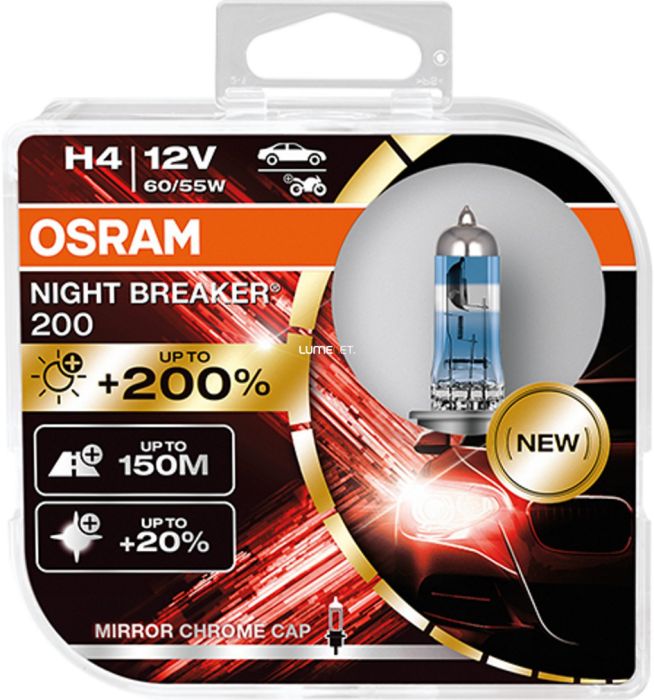 Autolamp Osram Night Breaker 200 H4 2 tk