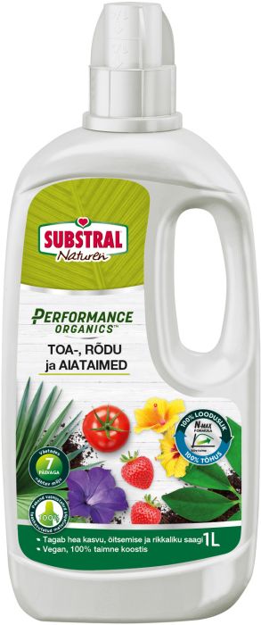 Vedelväetis Substral toa-, rõdu- ja aiataimedele Performance Organics™ 1 l