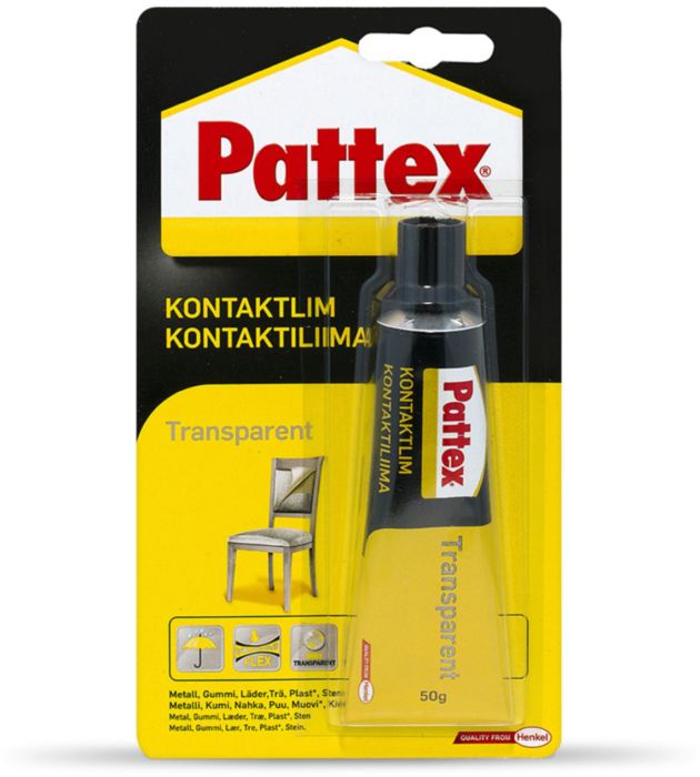 Kontaktliim Pattex Contact transparent 50 ml