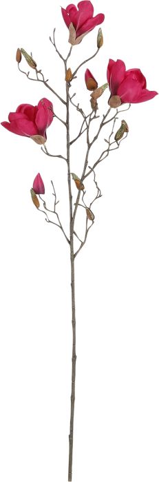 Kunstlill magnoolia oks 88 cm, tumeroosa