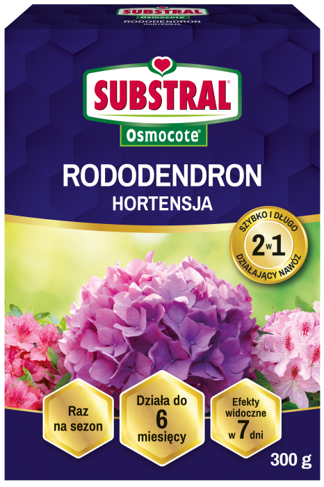 Väetis rodo/hortensia/okaspuu Substral Osmocote 300 g 2 in 1