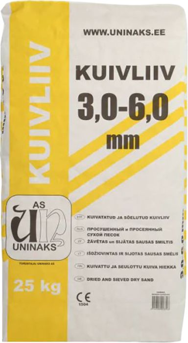 Kuivliiv Uninaks 3,0-6,0 mm 25 kg