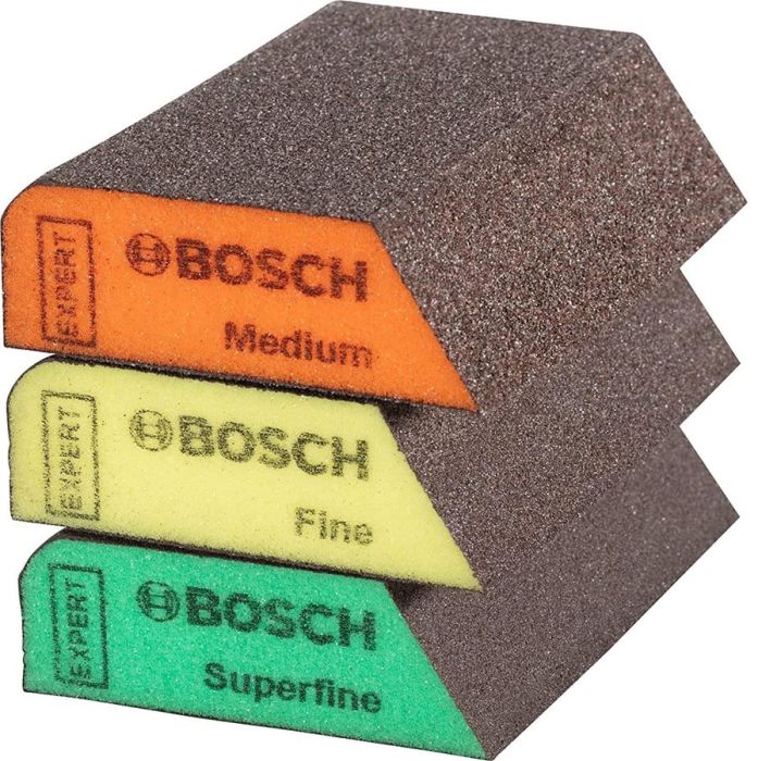 Lihvimiskäsn Bosch 69 x 97 x 26 mm 3 tk