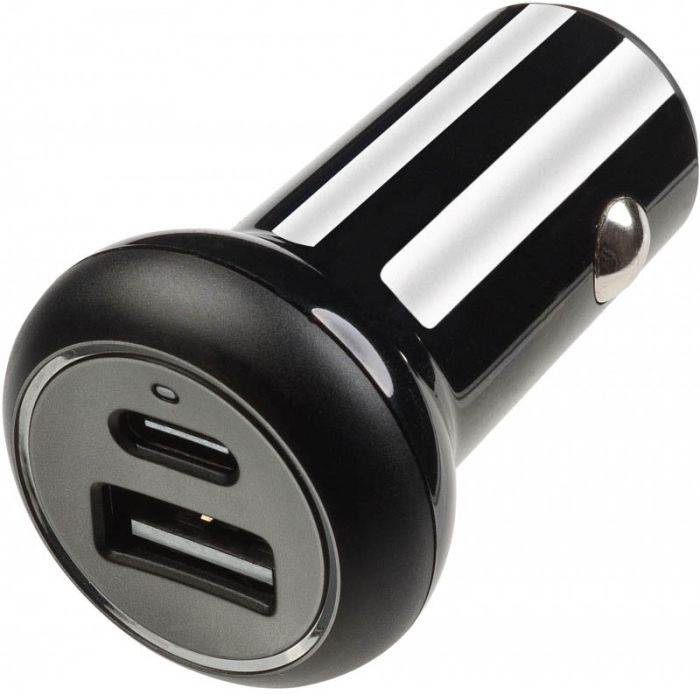 Autolaadija Vivanco Super Fast Car Charger USB/USB-C 24 W