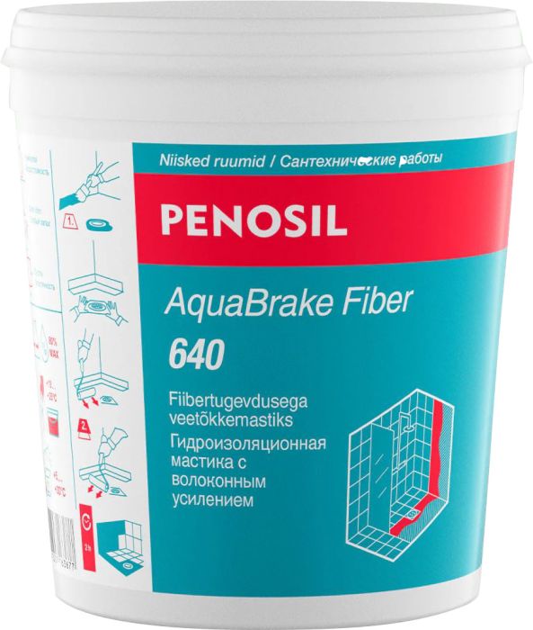 Hüdroisolatsioonimastiks Penosil AquaBrake Fiber 640 7 kg