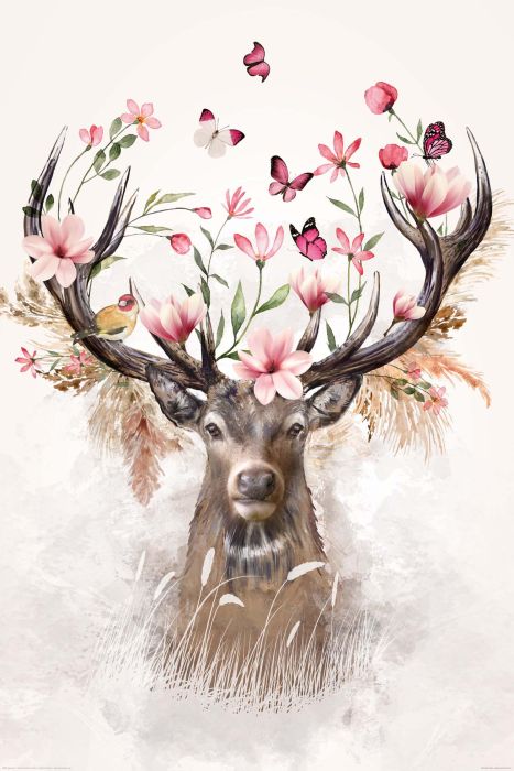 Sisustuspilt Reinders Sweet Deer 60 x 90 cm