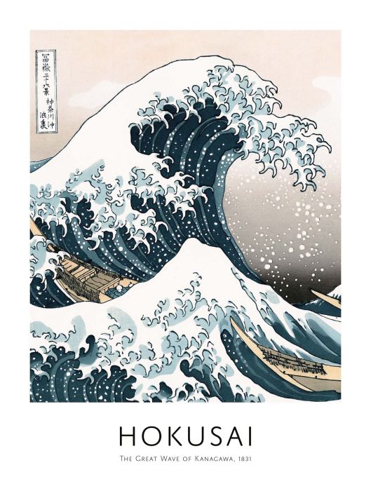 Sisustuspilt Reinders Slimframe Hokusai 30 x 40 cm