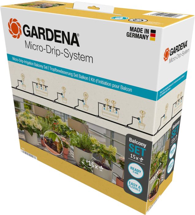 Micro-Drip Gardena stardikomplekt 15 rõdutaimedele
