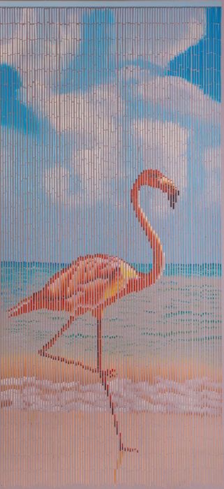 Bambuskardin Flamingo 90 x 200 cm