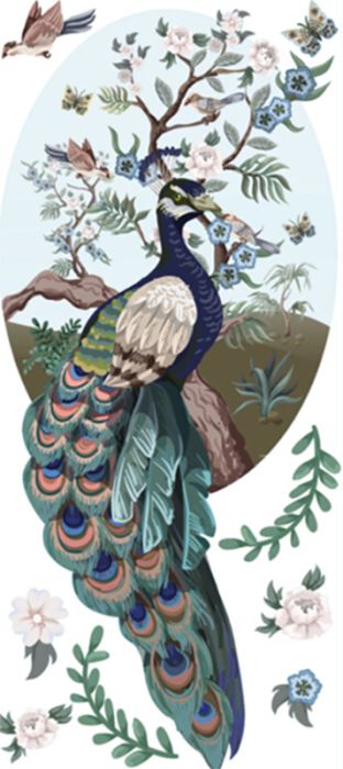 Sisustuspilt Plage Peacock 176 x 78 cm