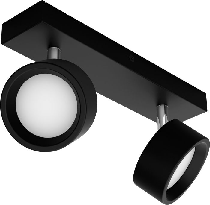 LED-kohtvalgusti Philips Bracia 2-osaline must