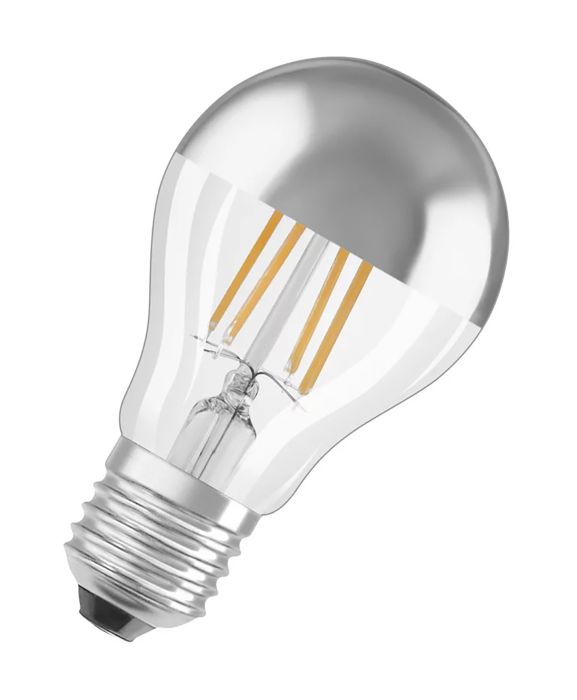 LED-lamp Osram Retrofit Classic A 50 6,5 W/2700K E27 hõbedane DIM