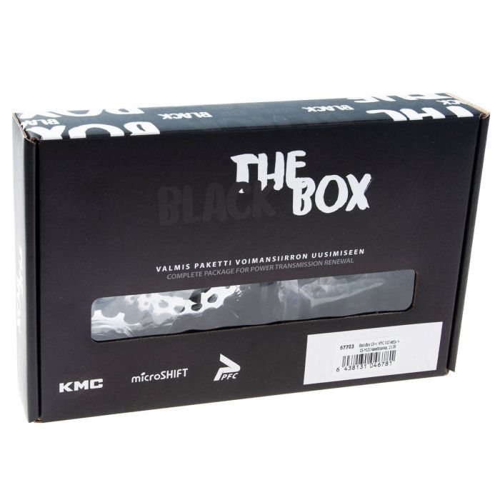 Kett BlackBox KMC X-9 ja kassett CS-H092 9 käiku