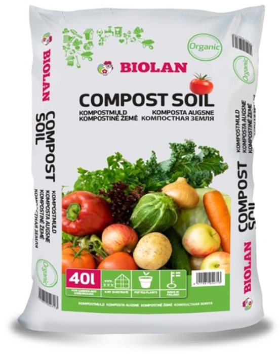 Kompostmuld Biolan Compost soil 40 l