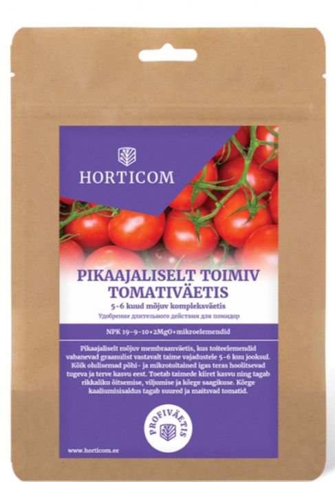 Pikaajaliselt toimiv tomativäetis (5-6k) Horticom 750g
