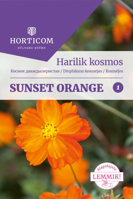 Harilik kosmos Horticom Sunset Orange 1g